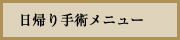 日帰り手術メニュー